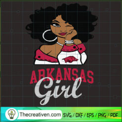 Black Girls Arkansas SVG Cut File for Cricut & Silhouette