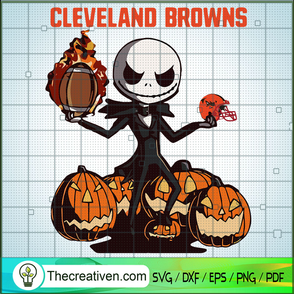 Cleveland Browns Jack SVG Cut File for Cricut & Silhouette 1 Cleveland Browns Jack SVG Cut File for Cricut & Silhouette