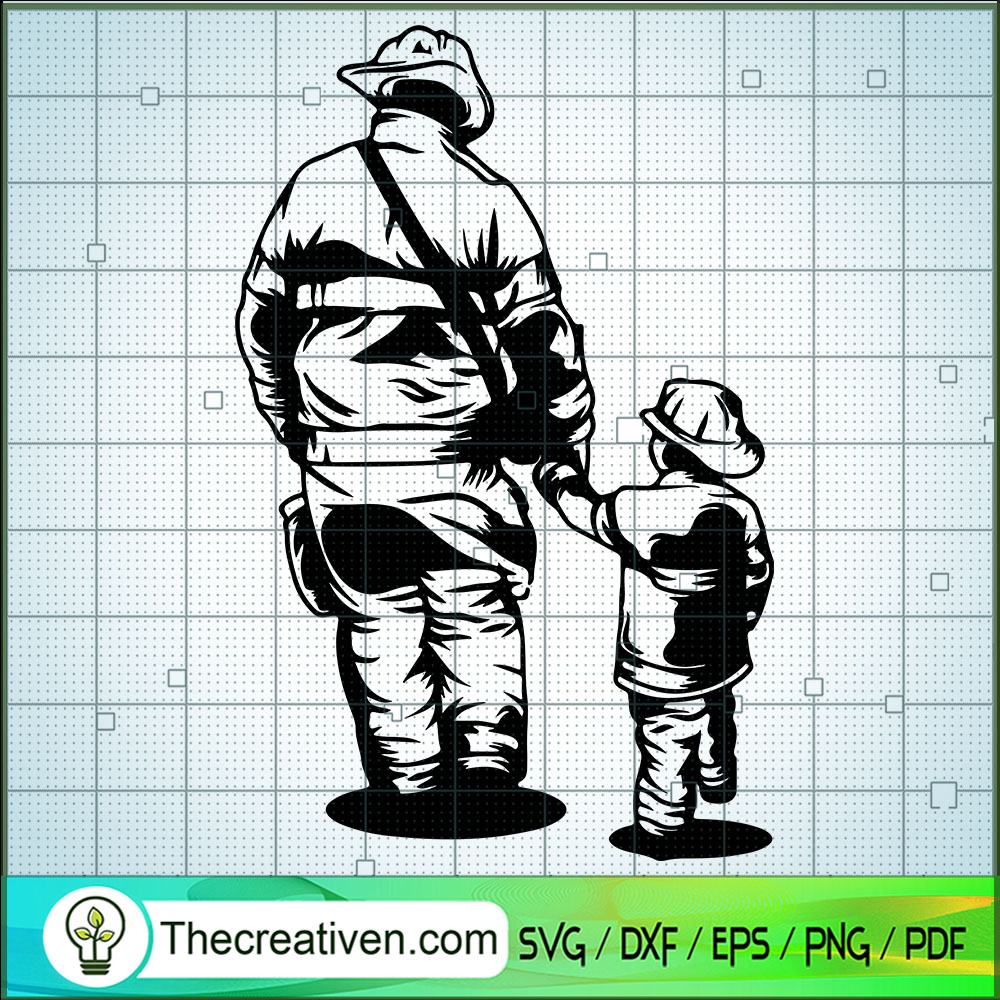 Firefighter And Son SVG, Firefighter Hero SVG, Job SVG 1 Firefighter And Son SVG, Firefighter Hero SVG, Job SVG