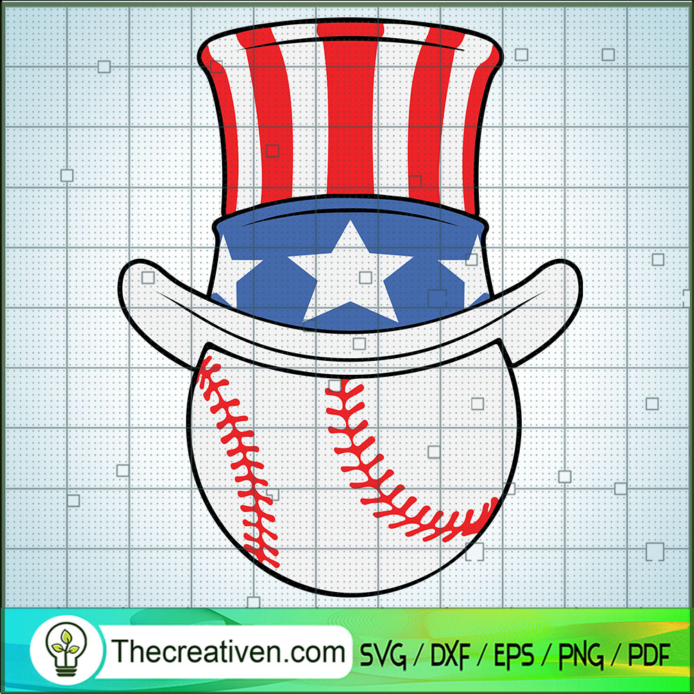 Flag Baseball 4th July Ameri SVG Cut File for Cricut 1 Flag Baseball 4th July Ameri SVG Cut File for Cricut