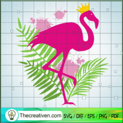 Pink Flamingo SVG, Flamingo Keep Walking SVG, Flamingo SVG