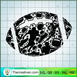Ball Bundle SVG, Rugby Ball SVG, Sport SVG