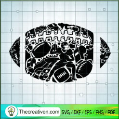 Rugby Ball Bundle SVG, Sport SVG, Rugby SVG