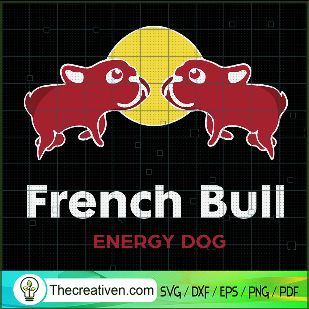 French Bull Energy Dog SVG, Bull Dog SVG, Redbull Logo SVG 1 French Bull Energy Dog SVG, Bull Dog SVG, Redbull Logo SVG