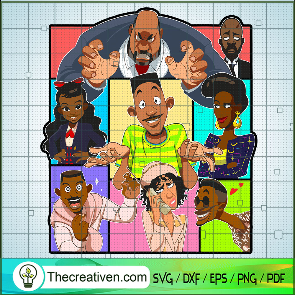 The Fresh Prince of Bel-Air SVG, Sitcom SVG, Bel Air California SVG 1 The Fresh Prince of Bel-Air SVG, Sitcom SVG, Bel Air California SVG