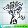 Giraffe Floral SVG, Giraffe Glasses SVG, Animals SVG 2 52 copy 9