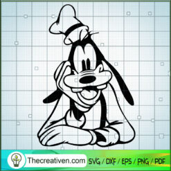 Goofy Smile SVG, Walt Disney SVG, Goofy SVG