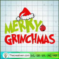 Merry Grinchmas SVG Cut File for Cricut & Silhouette Design 57113