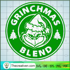 Grinch Blend SVG, Grinch Christmas SVG, Grinch SVG