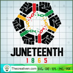 Juneteenth 1865 Logo SVG, Black People SVG, Black Lives Matter SVG