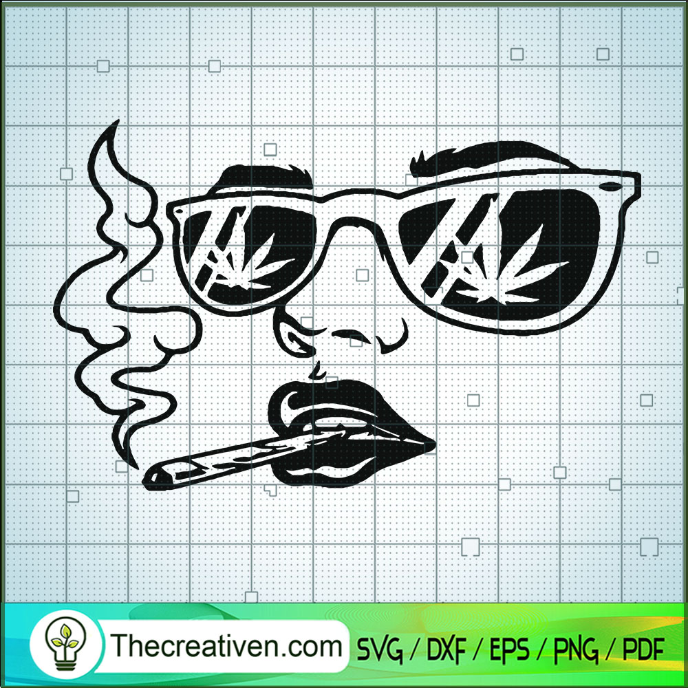 Lady Smoking Joint SVG, Smoke Weed SVG, Cannabis SVG 1 Lady Smoking Joint SVG, Smoke Weed SVG, Cannabis SVG