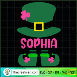 Sophia SVG, Leprechaun Girl SVG, St.Patrick's Day SVG