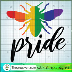LGBT Bee Pride SVG, Bee LGBT SVG, LGBT SVG