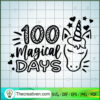 100 Magical Days SVG, Unicorn SVG, Special Day SVG 3 164 copy 7