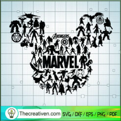 Marvel Mickey Mouse Disney SVG Cut File for Cricut & Silhouette