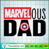 Marvel Ous Dad SVG, Fathers Day SVG, Marvel SVG