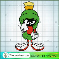 Marvin Martian Middle Finger SVG, F*ck SVG, Middle Finger SVG