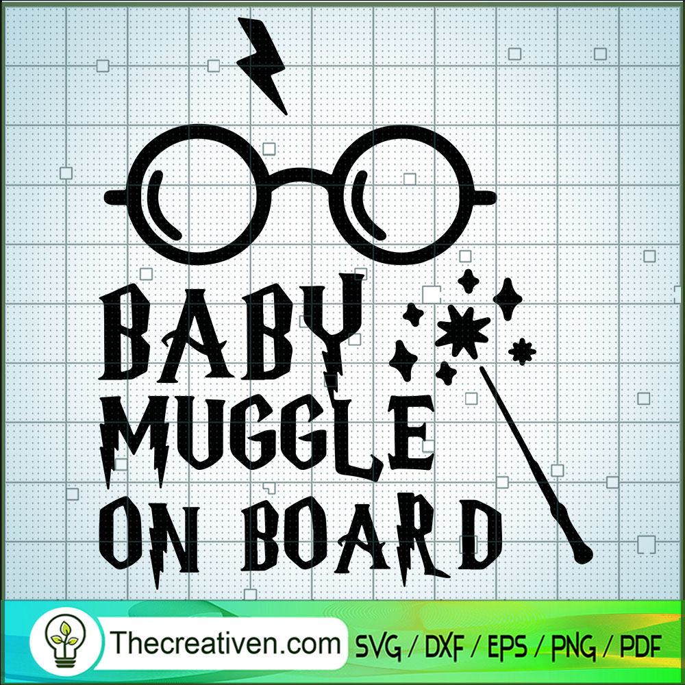 Baby Muggle On Board SVG, Harry Potter SVG, Quotes SVG 1 Baby Muggle On Board SVG, Harry Potter SVG, Quotes SVG
