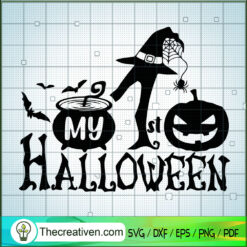 My First Halloween SVG, Halloween SVG, Scary Night SVG