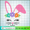 Bunny Face Flowers SVG, Cute Bunny SVG, Animals SVG 3 8 copy 14
