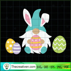 Gnome Easter Eggs SVG, Gnome SVG, Easter Day SVG