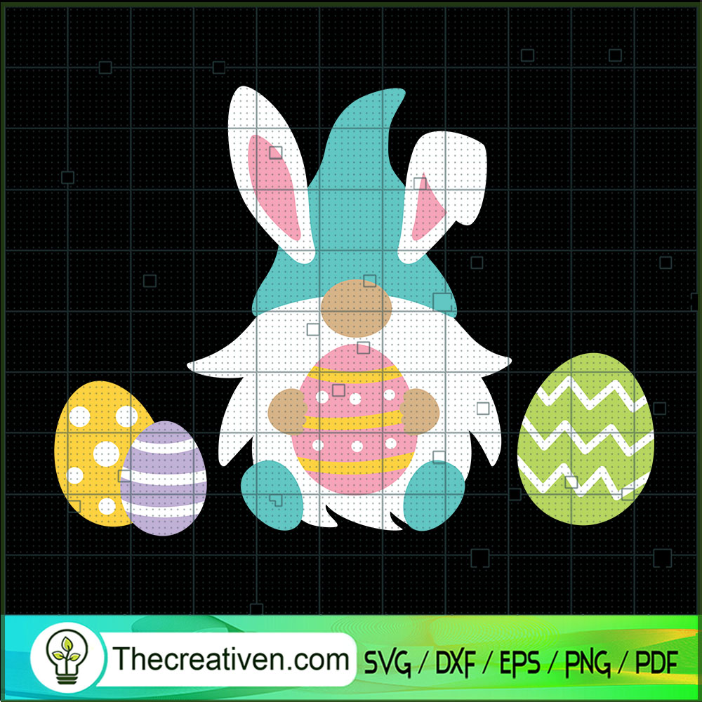 Gnome Easter Eggs SVG, Gnome SVG, Easter Day SVG 1 Gnome Easter Eggs SVG, Gnome SVG, Easter Day SVG