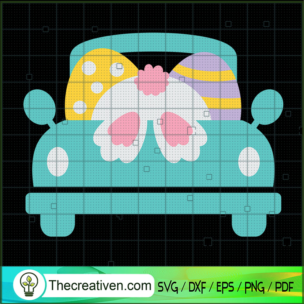 Easter Truck SVG, Easter Bunny SVG, Truck SVG 1 Easter Truck SVG, Easter Bunny SVG, Truck SVG