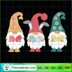 Easter Gnomes SVG, Gnomes SVG, Bunny SVG