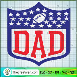 NFL Dad SVG, Sport Dad SVG, Father Fan NFL SVG