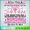 Once A Nurse Always A Nurse SVG Cut File for Cricut & Silhouette