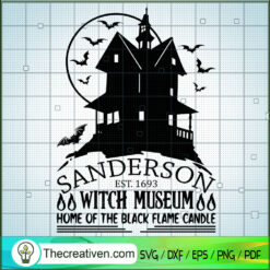 Sanderson Witch Museum Home Of The Bla SVG Cut File fo Design 57740