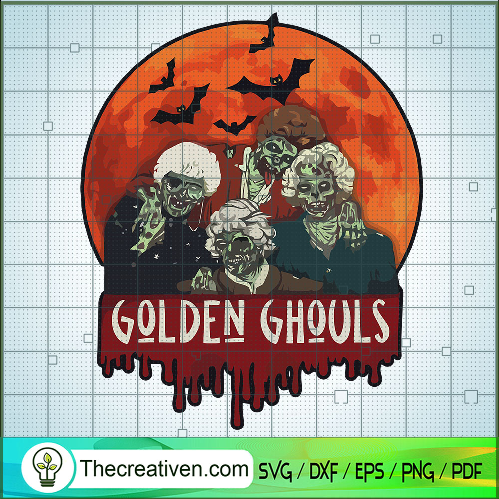 The Golden Ghouls SVG, The Golden Girls SVG, Scary Halloween SVG 1 The Golden Ghouls SVG, The Golden Girls SVG, Scary Halloween SVG
