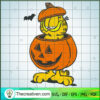 Garfield Inside Pumpkin SVG Cut File for Cricut & Silhouette