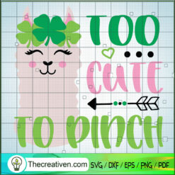Too Cute To Pinch SVG Cut File for Cricut & Silhouette Design 57835