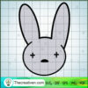 Bad Bunny Logo Head SVG, Bad Bunny SVG, Singer SVG