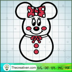 Mickey Snow SVG Cut File for Cricut & Silhouette Design 57897