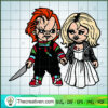 Horror Chucky And Bride SVG, Chucky Couple SVG, Horror Movie SVG