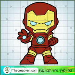 Iron Man Chibi SVG, Iron Man SVG, Avengers SVG
