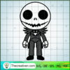 Jack Skellington Chibi SVG Cut File for Cricut & Silhouette