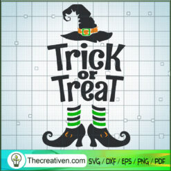Trick Or Treat SVG, Witch SVG, Halloween Witch SVG