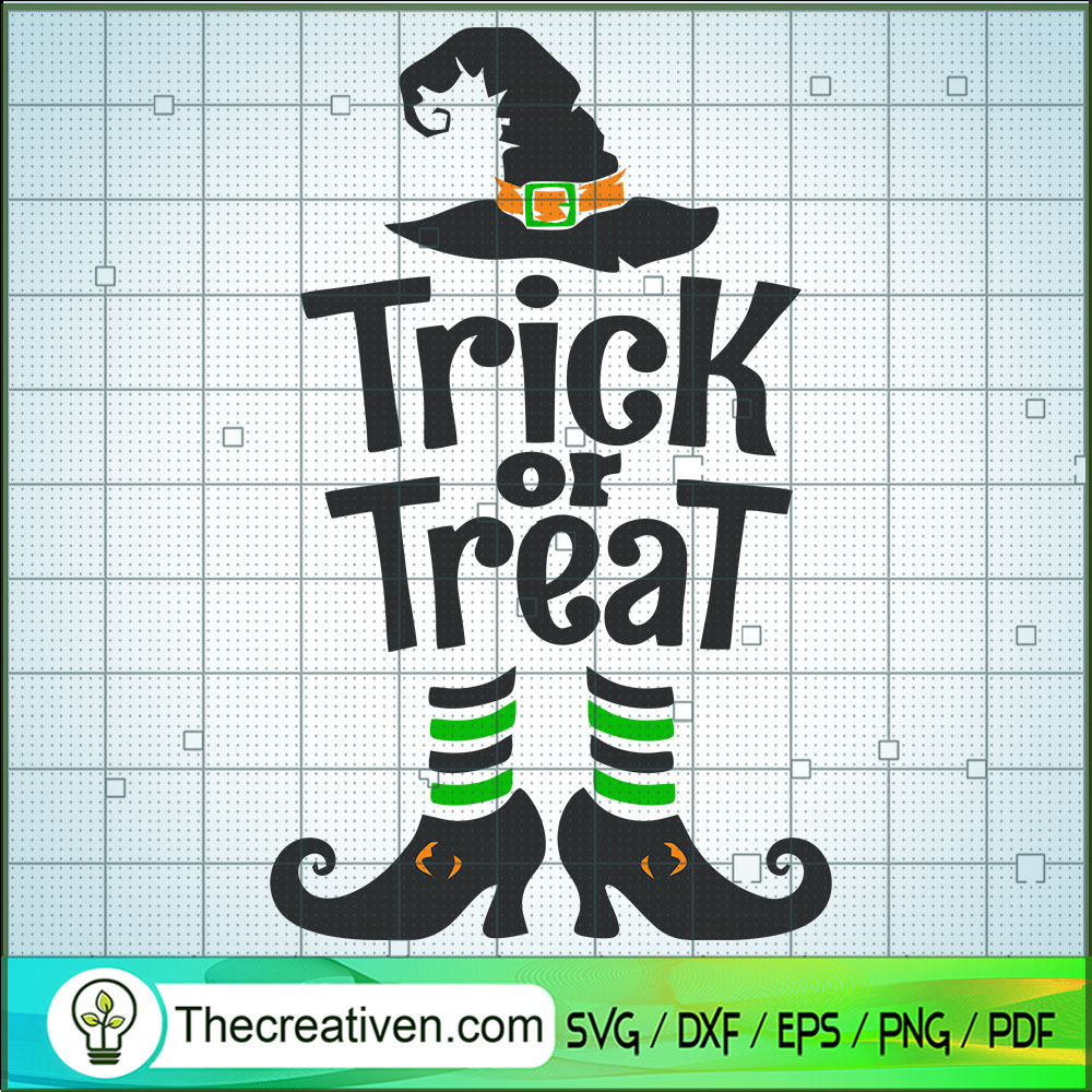 Trick Or Treat SVG, Witch SVG, Halloween Witch SVG 1 Trick Or Treat SVG, Witch SVG, Halloween Witch SVG