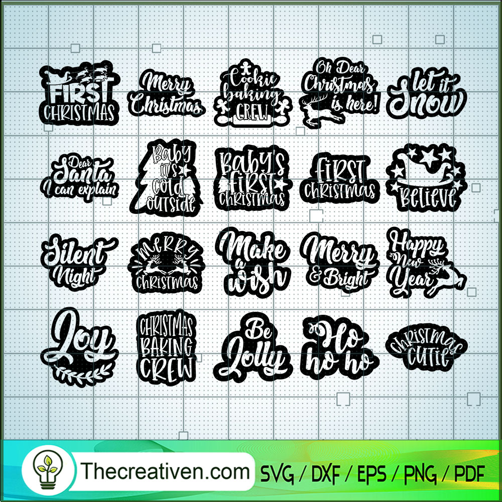 Christmas Bundle SVG, Christmas SVG, Merry Xmas SVG 1 Christmas Bundle SVG, Christmas SVG, Merry Xmas SVG