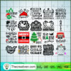 At Christmas Night Bundle SVG, Christmas SVG, Merry Xmas SVG