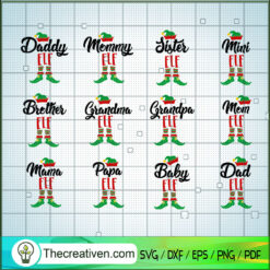 Elf Christmas Bundle SVG, Christmas SVG, Merry Xmas SVG