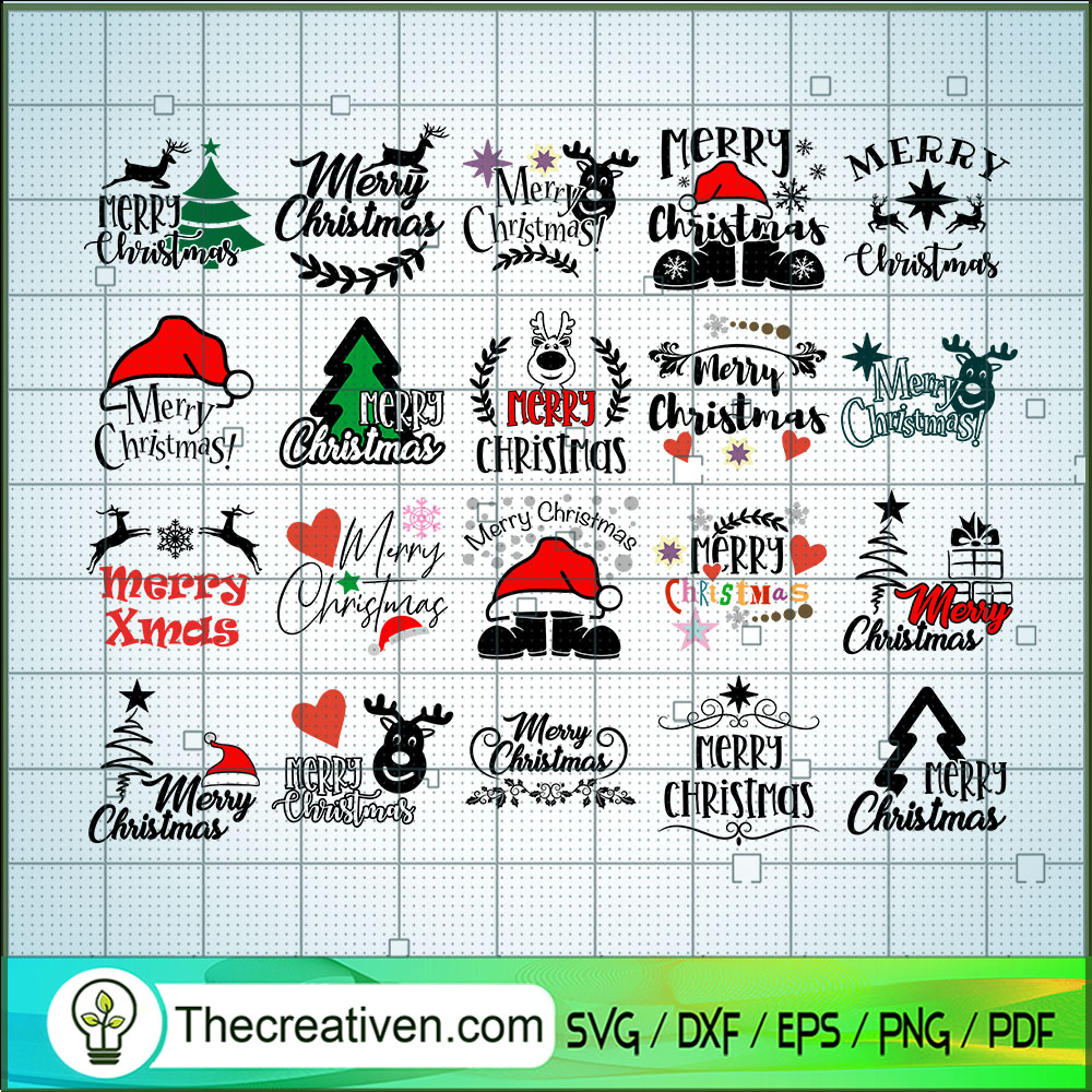 Merry Christmas Bundle SVG, Christmas SVG, Merry Xmas SVG 1 Merry Christmas Bundle SVG, Christmas SVG, Merry Xmas SVG