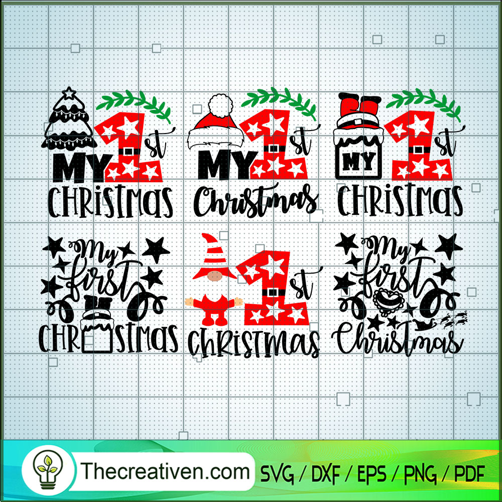 My First Christmas Part 2 Bundle SVG, Christmas SVG, Merry Xmas SVG 1 My First Christmas Part 2 Bundle SVG, Christmas SVG, Merry Xmas SVG