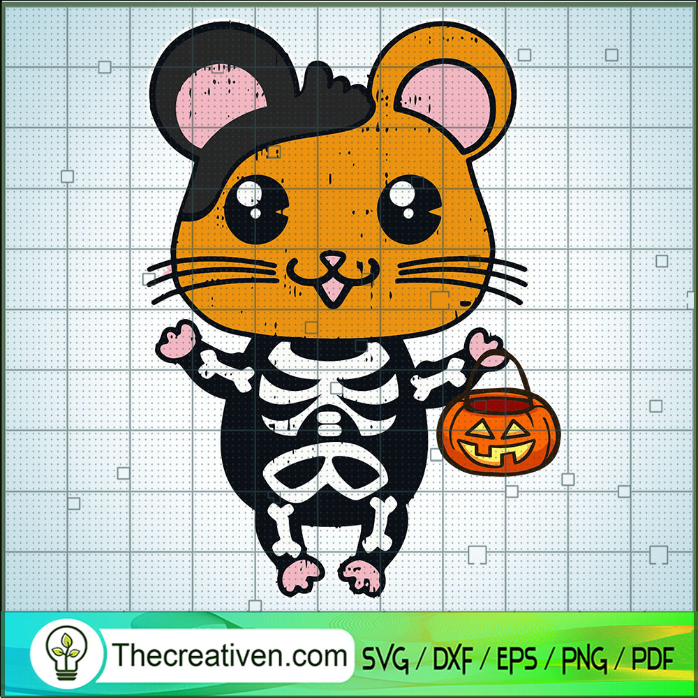Hamster Skeleton SVG Cut File for Cricut & Silhouette 1 Hamster Skeleton SVG Cut File for Cricut & Silhouette