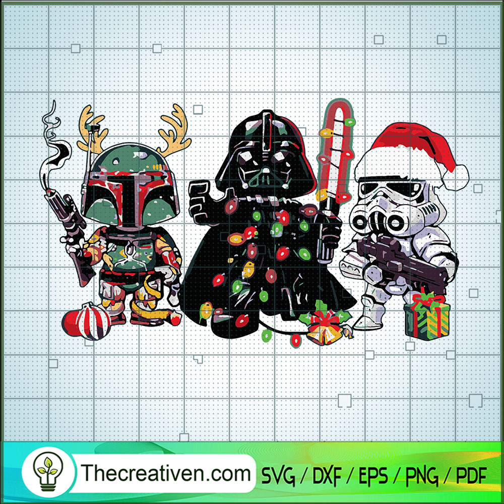 Darth Vader and Stormtroopers SVG Cut File for Cricut & Silhouette 1 Darth Vader and Stormtroopers SVG Cut File for Cricut & Silhouette