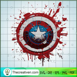 Captain Shield SVG, Captain America SVG, Avengers SVG