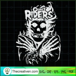Ghost Riders SVG, Ghost Movie SVG, Rider SVG